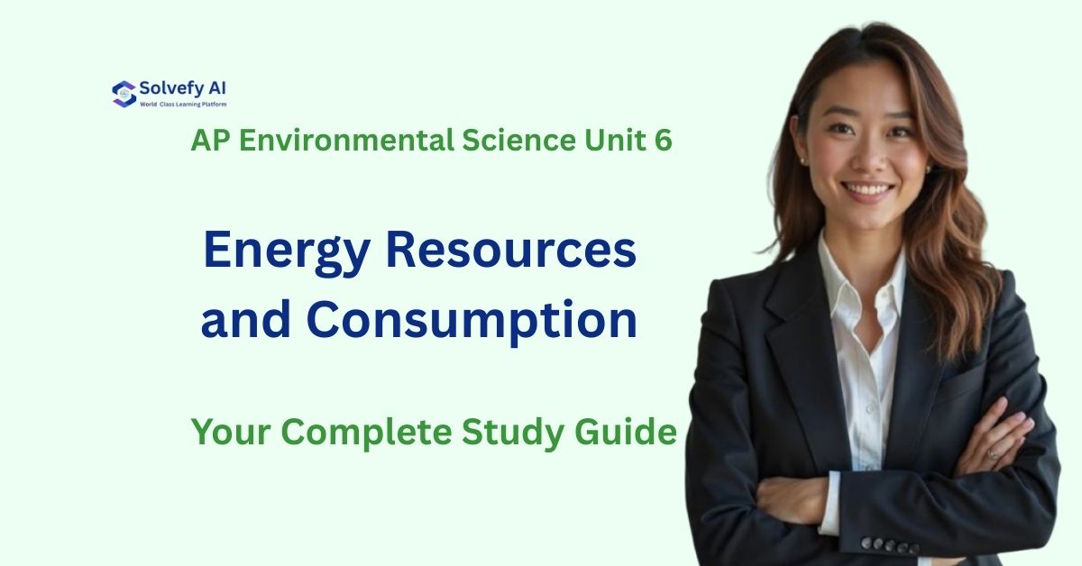 AP Environmental Science Unit 6: Energy Resources and Consumption - Your Complete Study Guide