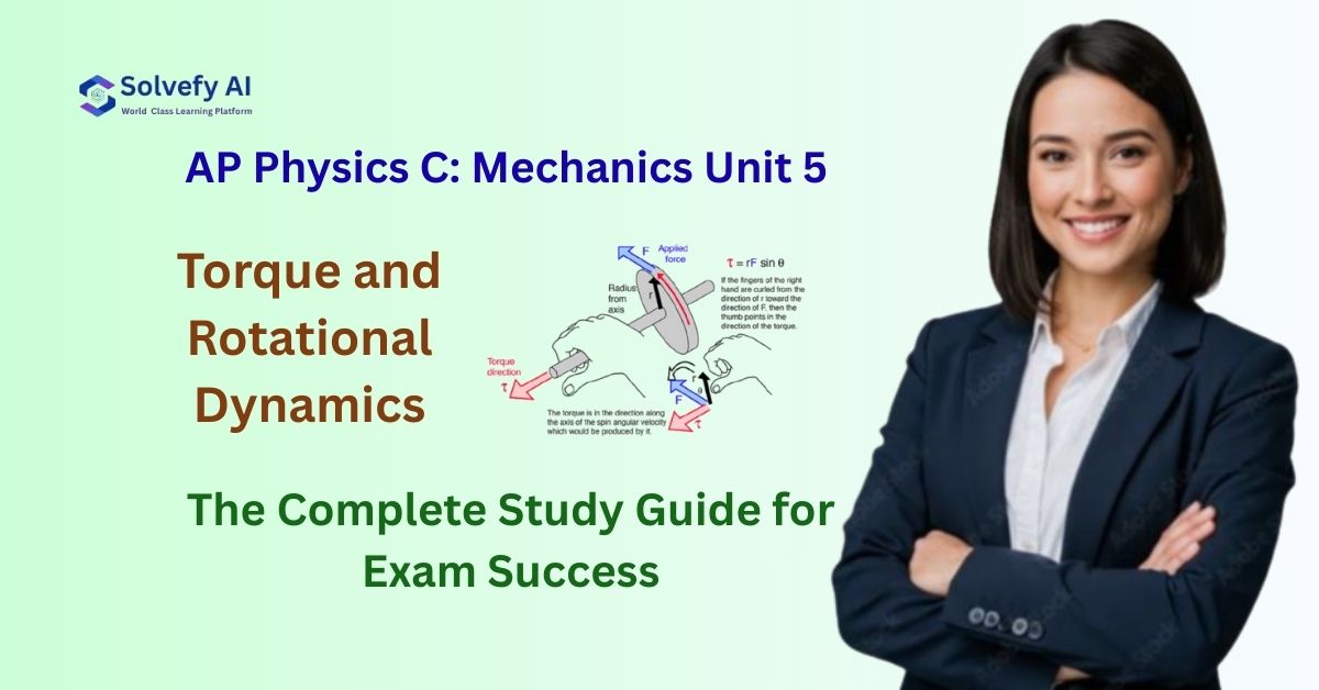 AP Physics C: Mechanics Unit 5: Torque and Rotational Dynamics - The Complete Study Guide for Exam Success