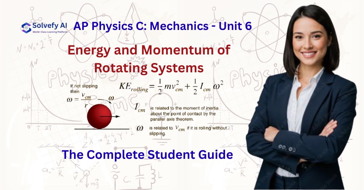 AP Physics C: Mechanics - Unit 6: Energy and Momentum of Rotating Systems - The Complete Student Guide