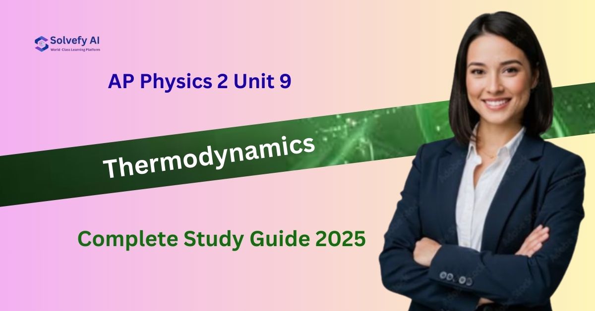 AP Physics 2 Unit 9: Thermodynamics - Complete Study Guide 2025
