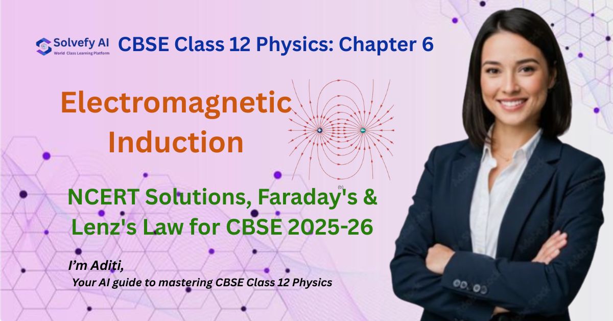 Electromagnetic Induction Class 12 Notes: NCERT Solutions, Faraday's & Lenz's Law for CBSE 2025-26