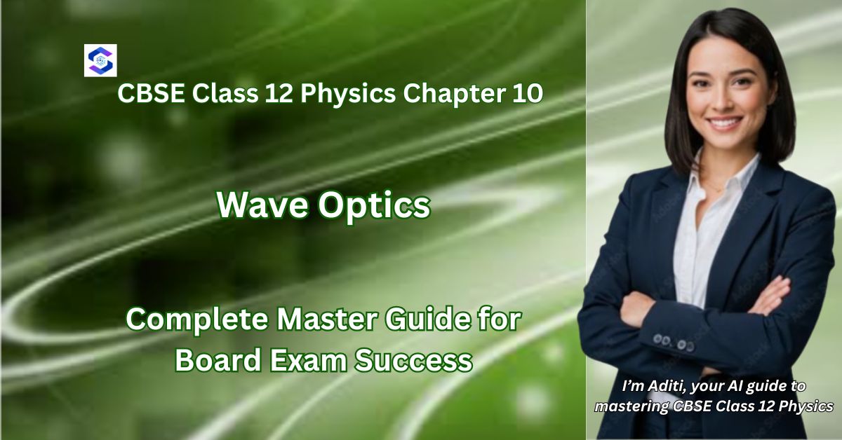 CBSE Class 12 Physics Chapter 10: Wave Optics - Complete Master Guide for Board Exam Success
