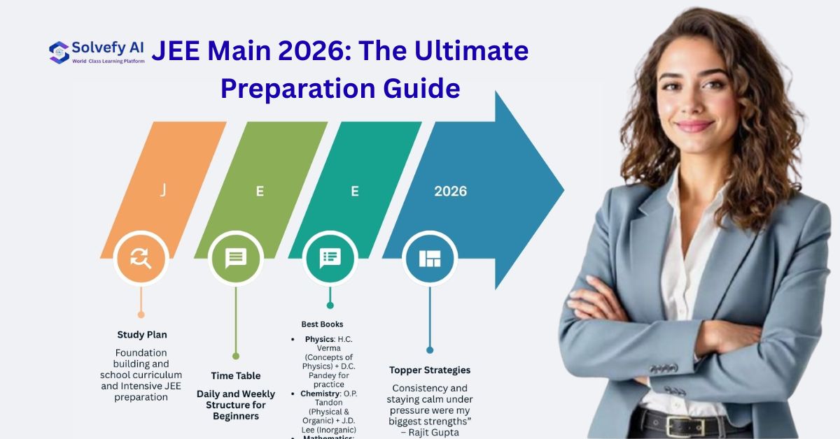 JEE Main 2026: The Ultimate Preparation Guide - Study Plan, Time Table, Best Books & Topper Strategies