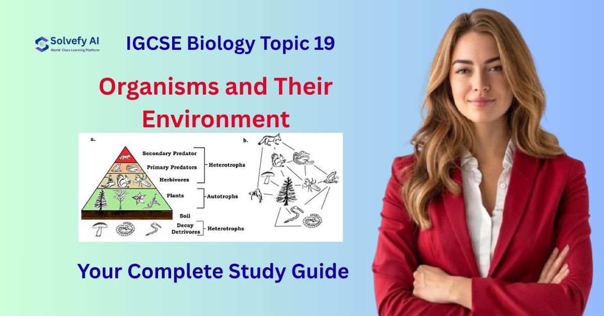 Organisms and Their Environment | IGCSE Biology Topic 19 Complete Guide