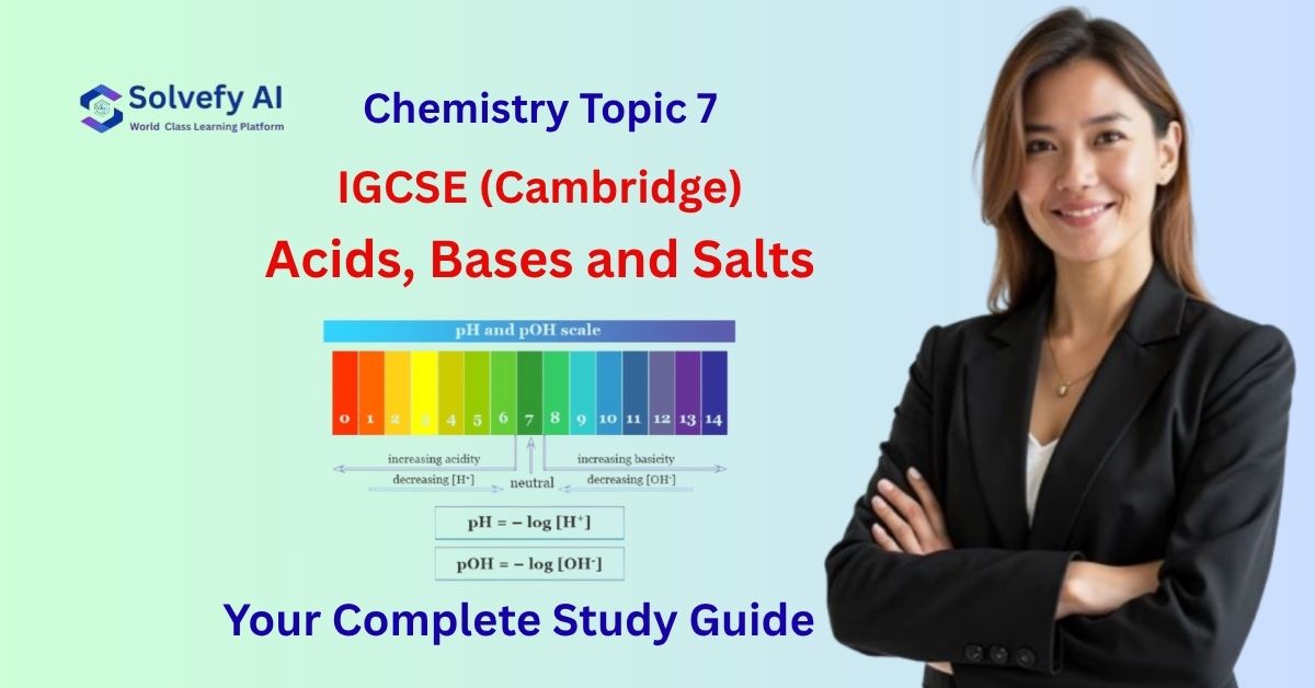 IGCSE (Cambridge) Chemistry Topic 7: Acids, Bases and Salts | Your Complete Study Guide