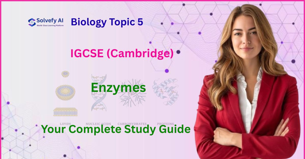 IGCSE (Cambridge) Biology Topic 5: Enzymes | Your Complete Study Guide