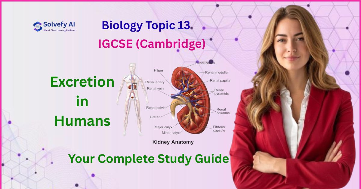 Excretion in Humans | IGCSE Biology Topic 13 Complete Guide